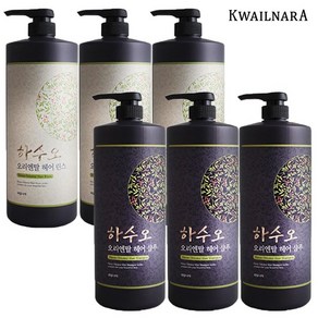 하수오 오리엔탈 헤어 샴푸 린스 1500ml x 3개구성 택, 린스x3개, 3개