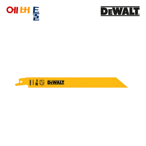 디월트 DW4821 DWAR818 일반 컷쏘날 중간 금속 8인치 18TPI 낱개, 1개