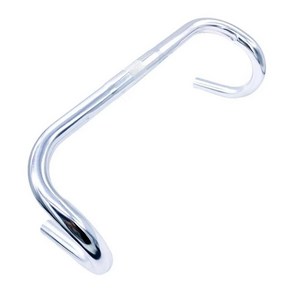 고정 기어 산악 자전거용 알루미늄 합금 레이싱 드롭 바 핸들 바 420mm, [01] Silve, 1개