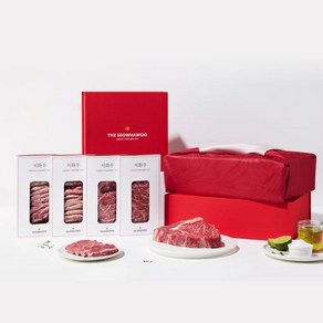 서화우 투뿔 넘버 나인 한우선물세트 [채끝600g 등심600g g 1.2kg] [원산지:국산], 1세트