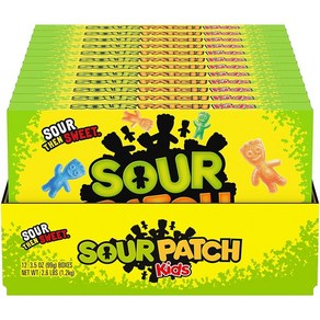 SOUR PATCH KIDS 젤리 99g (3.5oz) 12개입 (총1.2kg), 12개