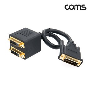 [G2362] Coms DVI 선택분배기 케이블 젠더 DVI-D M/Fx2