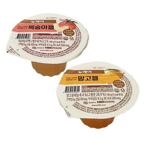 뉴케어 복숭아젤 (100gX25개)+뉴케어 망고젤 (100gX25개), 100g, 25개, 100g