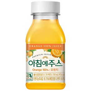 서울우유 아침에주스 오렌지 210ml(아이스박스포장)