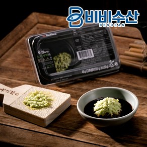 비비수산 하나의 패키지로 포장되어 맛과 편리성을 살린 생와사비와 사시미간장소스, 45g, 1개