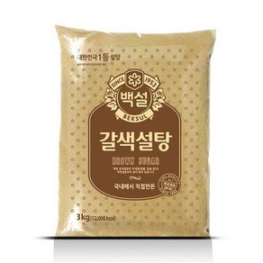 CJ 갈색설탕 3kg, 1개