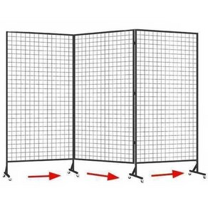 네트망파티션 매쉬 조립식 임시 가벽 학교 미술작품, 1개