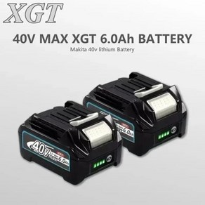 마키타 리튬 이온 배터리 40V MAX XGT 4.0Ah 10.0Ah BL4020 BL4080, 02 5.0ah battey, 한개옵션1