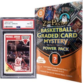 Zoo Packs 마이클 조던 에디션 NBA 농구 PSA 등급 카드 미스터리 파워 팩 아마존 독점, 1개