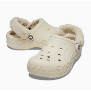 크록스 CROCS 공용 바야 라인드 퍼즈 스트랩 클로그 WWT (24FUCL206633)