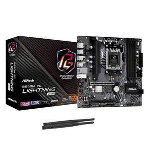 ASRock B650M-H/M.2+, B650M PG Lighting WiFi, 1개