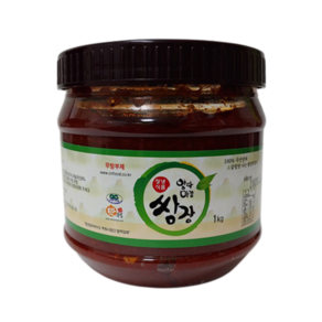 창녕식품 양파마늘 쌈장1kg 100% 국산콩 국내산 원료, 1kg, 1개