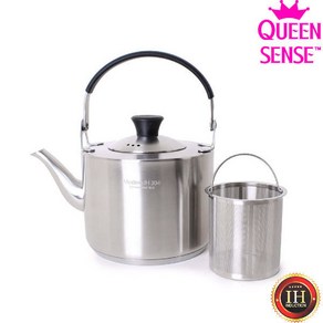 [슈퍼HOT][QUEENSENSE] 세신퀸센스 모던 IH304 인덕션 스텐주전자 1.2L+차망, 단품, 1개