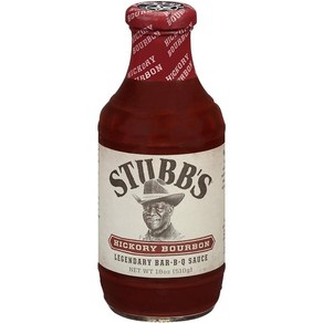 Stubb's Hickoy Boubon BBQ Sauce 18 oz Stubb's Hickoy Boubon BBQ 소스 18온스, 510g, 1개