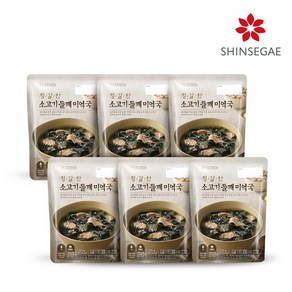 [피코크] 정갈한 소고기들깨 미역국 500g, 6개