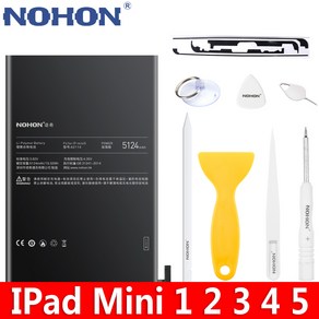 NOHON iPad Mini 5 4 3 2 1 A1432 A1538 A2133 A1489 A1445 A1546 A2124 A1490 A2125 노혼 교체 자가수리 태블릿 배터리