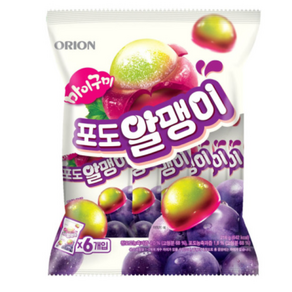 오리온 마이구미 포도알맹이, 216g, 16개