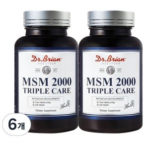 닥터브라이언 MSM 2000 트리플케어, 120정, 6개