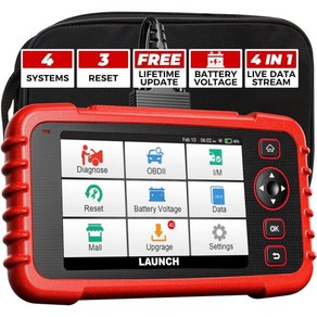 LAUNCH OBD2 Scanner CRP123X Car 2024 Lifetime Free Update Diagnostic Scan Tool with 3 Reset SASThr