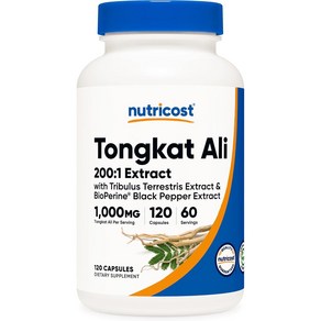 뉴트리코스트 통캇 알리 Tongkat Ali 1000mg 120캡슐