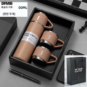 DFMEI 세트 1컵 3뚜껑텀블러 휴대용 진공텀블러, 세트핑크500ML, 500ml, 1개