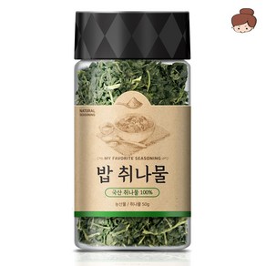 [건어물녀] 밥맛이 달라지는 밥취나물 50g 1통 국산 취나물, 1개