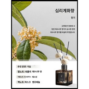 천연 디퓨저 실내 거실 욕실 화장실 카페 고급, 1개 구매시 1개 증정(200ML), H. 계수나무(달콤한 향)