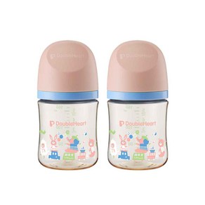 [더블하트] 모유실감 3세대 PPSU 애니멀타운 160ml 트윈팩