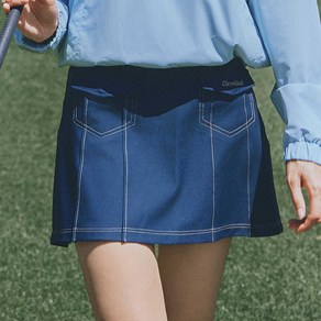 [클리브랜드 골프] 여성 폴리스판 볼파우치 SET 플리츠 큐롯 네이비