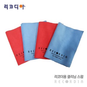 리코디아 리코더 리코더용 컬러 클리닝 스왑, 파랑, 1개