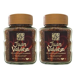 후안 발데즈 100 콜롬비아 동결건조 커피 100g 2팩 / Juan Valdez Colombian Instant Coffee, 1개입, 2개