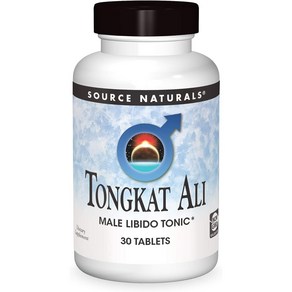 Souce Natuals 통캇 알리 메일 리비도 토닉 타블렛, 30개입, 1개, 30정