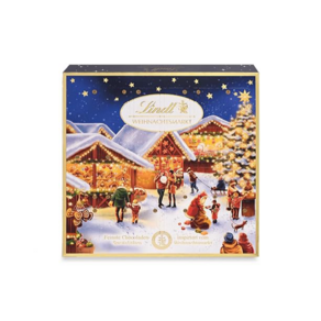 린트 2024 초콜릿 어드벤트 캘린더 Lindt Chocolate Chistmas Maket Mini Table Advent Calenda, 115g, 1개