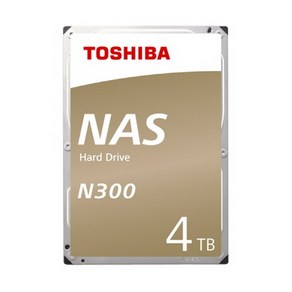 Toshiba N300 NAS 나스 하드 SATA HDD 7200/256M (HDWG740 4TB), HDWG740, 4TB