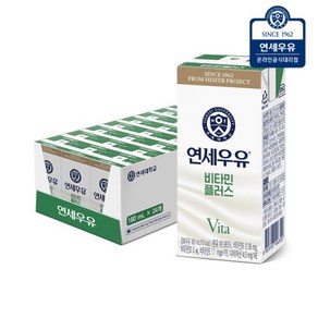 연세 흰우유 비타플러스180mlx24입, 24개, 180ml