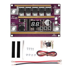 18650 리튬 배터리용 스폿 용접기 전원 조절식 디지털 스폿 용접기 회로 기판 니켈 시트 DIY 키트 12V, as shown, 1개
