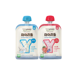 매일 상하목장 마이리틀 짜먹는요거트 85g 딸기블루베리10+플레인10/냉장무료배송