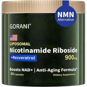 Goani 고라니 리포좀 리포조말 니코틴아마이드 리보사 900mg 80캡슐, 1개, 80정