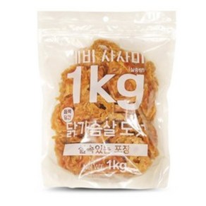 [Tabby]테비사사미 실속포장(1kg/닭가슴살도넛), 1개, 1kg
