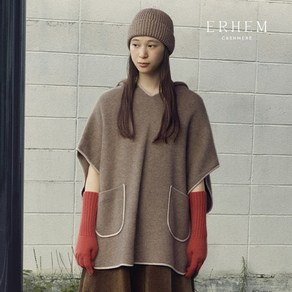 에르헴 24FW 캐시미어 100 시그니처 니트판초 1종