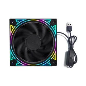 [JOYCOOL] USB 12025 RGB LED [시스템쿨러/120mm], 1개