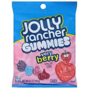 JOLLY RANCHER Sour Gummies 다양한 과일 맛 캔디 백 184.3g6.5온스