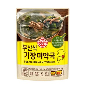 오뚜기 부산식 기장 미역국, 500g, 6개