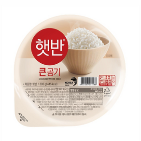 햇반 사각 즉석밥, 300g, 15개