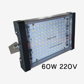 60W AC 220V 선박용 방수 LED 투광등 외부 투광기, 1개