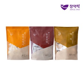 [KT알파쇼핑]창억떡3종 (호박인절미+통팥찰떡+약식), 1개, 500g