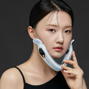 내가온 이영은 브이라인 얼굴마사지기 EMS 사각턱 이중턱 리프팅 윤곽 피부관리기 도도풋케어, 화이트, 1개