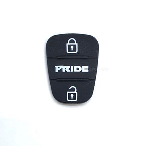 KIA 프라이드 폴딩키고무버튼 파손 로고 교체 수리 (PRIDE 로고) DIY, 1개, (구형) 폴딩키 고무3버튼(프라이드 로고)