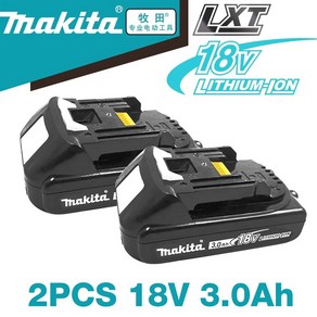 마키타 오리지널 리튬 이온 배터리 교체 BL1830 9A L70 용, 10 Makita 3AhX2----5C, 1개