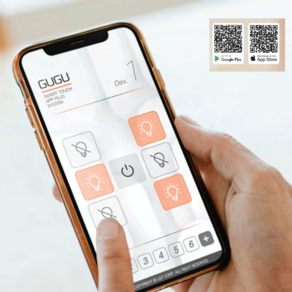 앱연동 구구 GUGU 스마트 무선 터치스위치 조명리모컨 무타공설치 국산